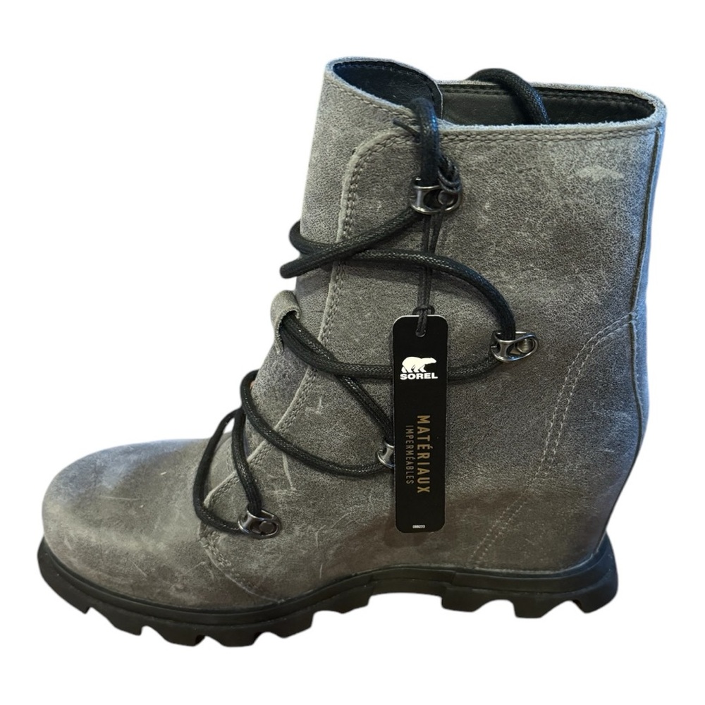 SOREL Joan Of Artic III Wedge Lace Boots Size 8 - Picture 1 of 8